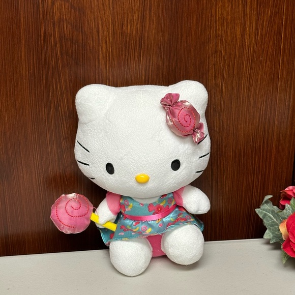 Hello Kitty Plush Holding Lollipop 10” - Picture 2 of 11